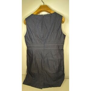 Jones Studio Separates Womens 20W Dark Wash Sleeveless Sheath Dress Sheath